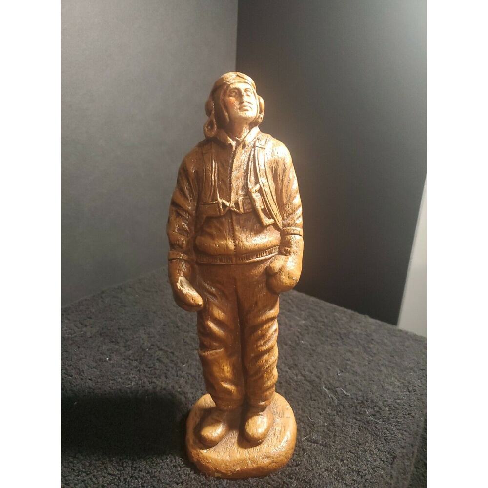 Vintage Syroco World War II Figure/Statue GUC